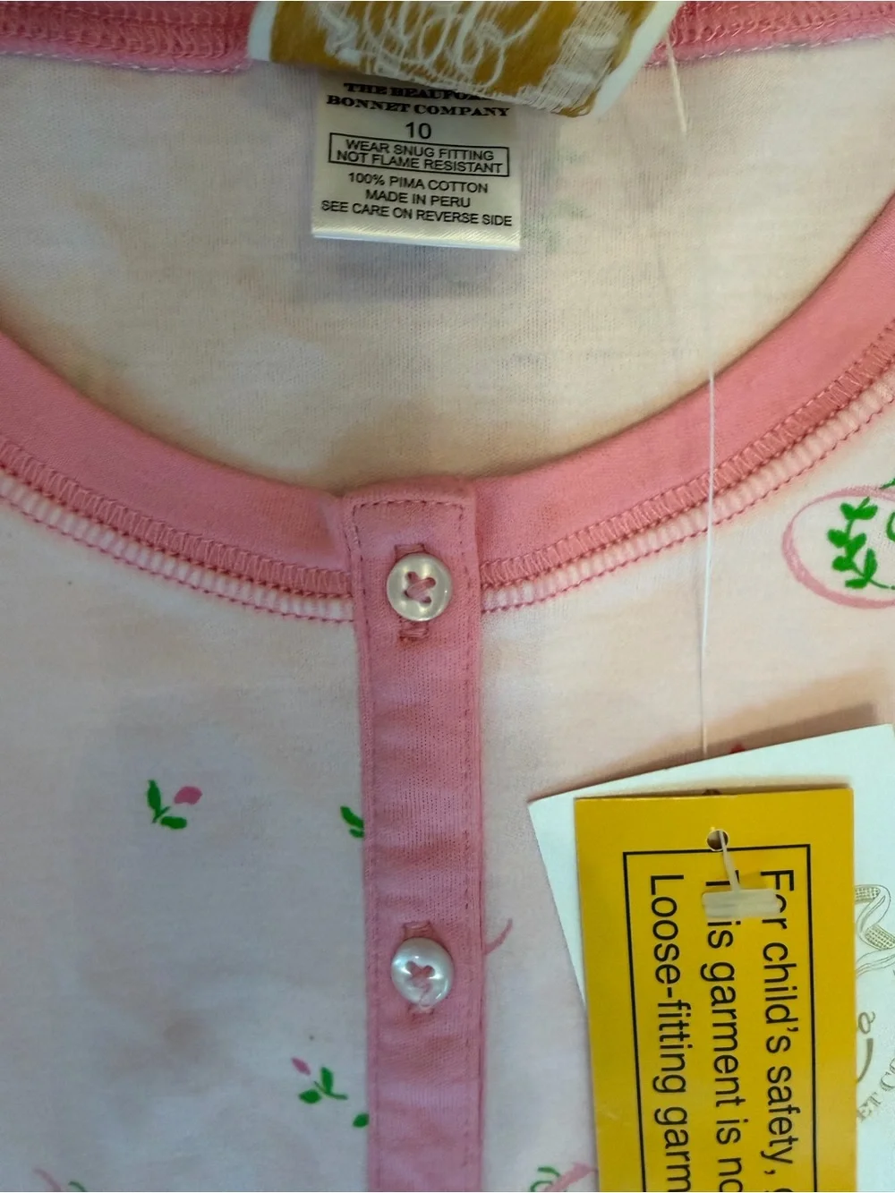 NWT TBBC Beaufort Bonnet Company Girls Alphabet Sara Jane’s 10